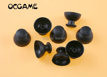 

OCGAME 60pcs/lot black Small Hole 3D Analog Thumbstick Joystick Caps mushroom for Wii U WIIU Controller