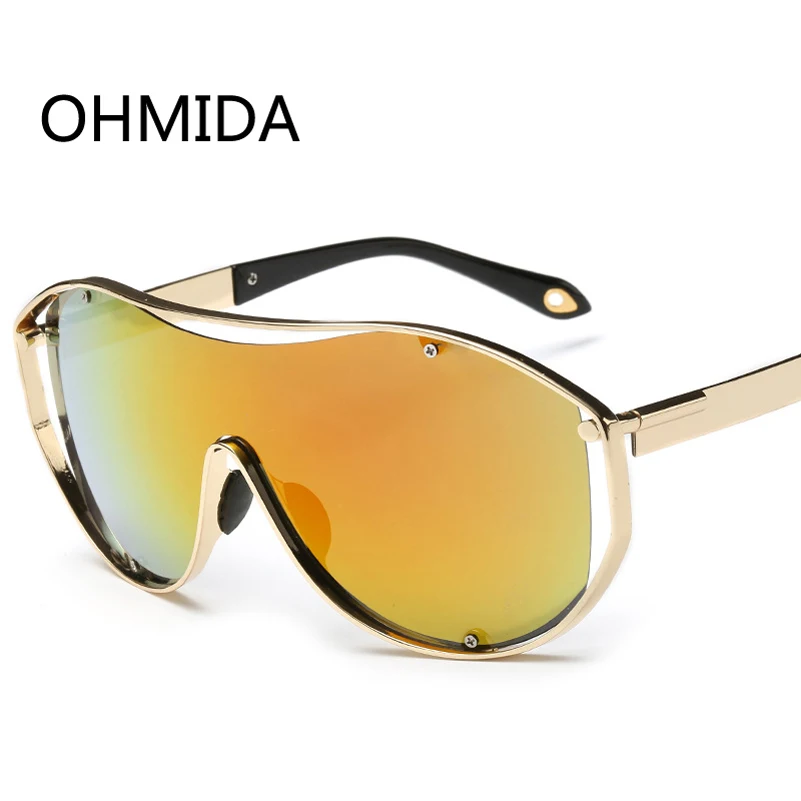 Ohmida Новая мода Солнцезащитные очки для женщин Для мужчин Брендовая Дизайнерская