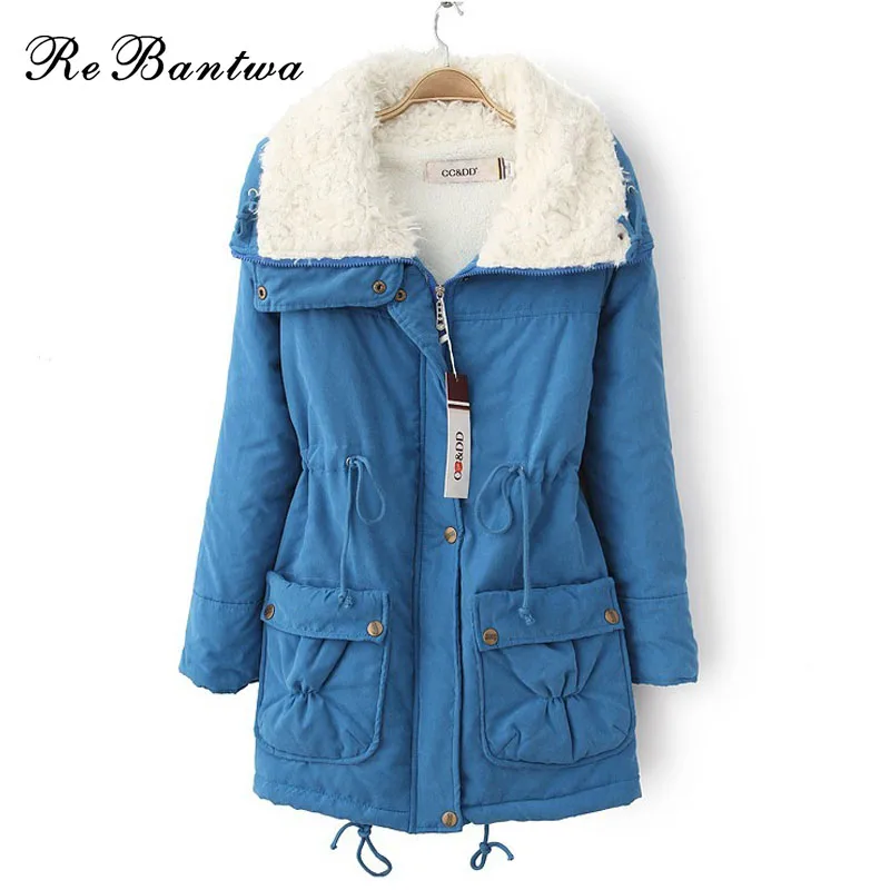 Rebantwa Autumn Winter font b Jacket b font Coat font b Women b font Parka Woman