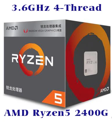 

New amd ryzen 5 3400G 3.7GHz processador 4-cpu cores 8-thread 11-gpu cores am4 65W cpu desktop with Radeon RX Vega 11 Graphics