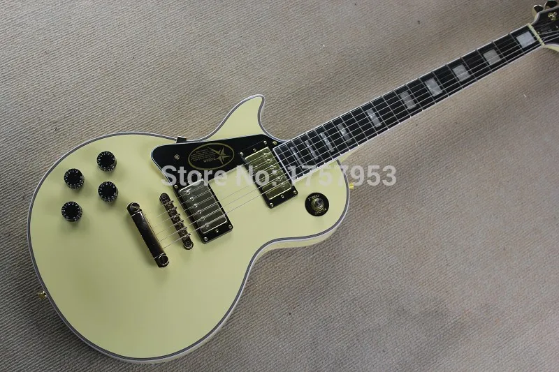 

Free Shipping Factory Custom Shop 2017 new Custom left hand Vintage White Electric guitar Lefty Hand Guitar 3 23