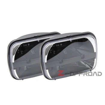 

For Jeep Cherokee 5x7" black square LED truck sealed beam headlight assembly 6x7Inch LED Truck Projector Headlamp