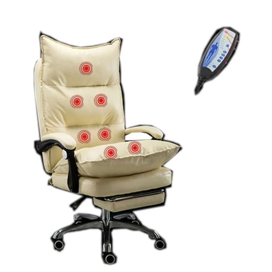 High Quality Poltrona Gaming Synthetic Leather Chair Ergonomics Can Lie 7 Point Massage Footrest Of