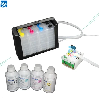 

CISS for epson WorkForce WF7110 7610 7620 WF3620 WF3640 7110DTW 7610DWF printer T2711 with ARC chip 27XL + 4X500ML DYE INK