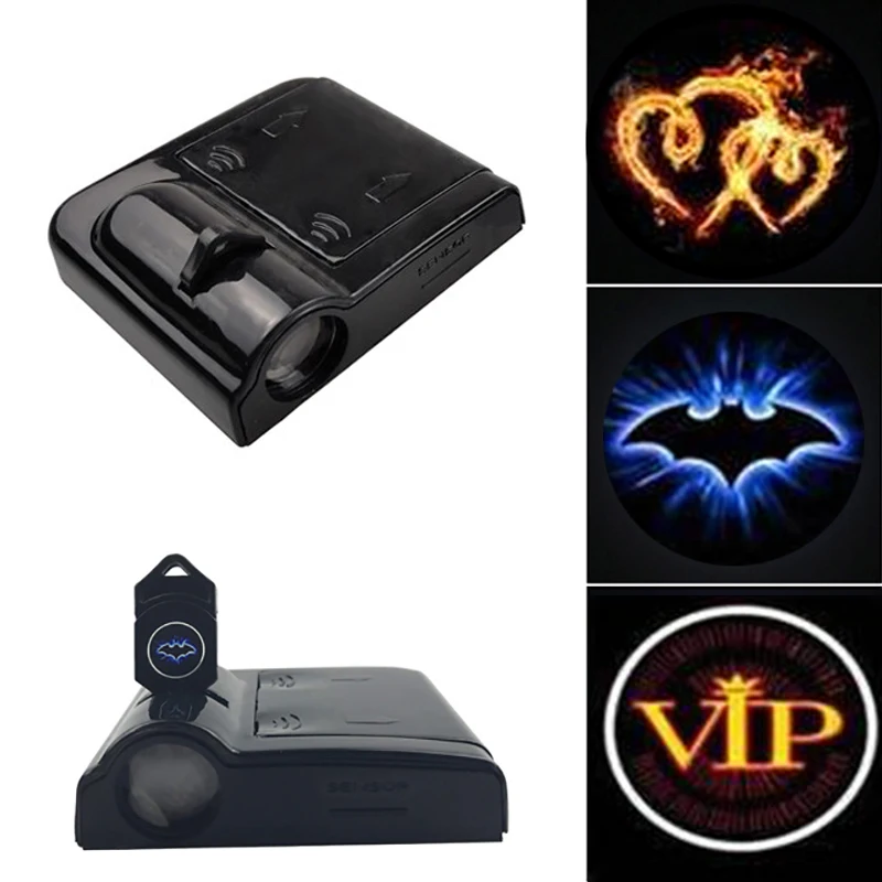 

1pcs Wireless Car Door Led Welcome Laser Projector Logo Ghost Shadow Light For Peugeot Volkswagen Ford Toyota Hyundai Kia Mazda