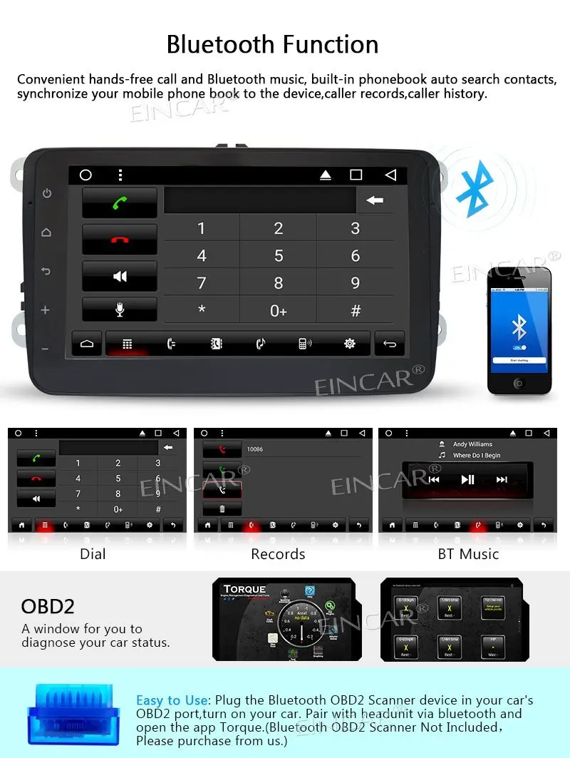4 г Dongle как подарок Eincar 2 Din Android 7 1 стерео радио gps автомобильный dvd плеер с