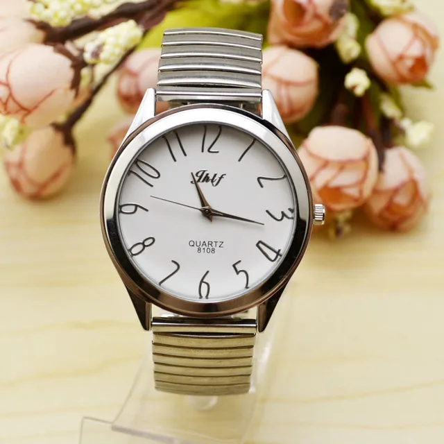 Life waterproof digital spring strap, elastic chain steel band, middle aged and Life waterproof digital spring strap, elastic chain steel band, middle aged and