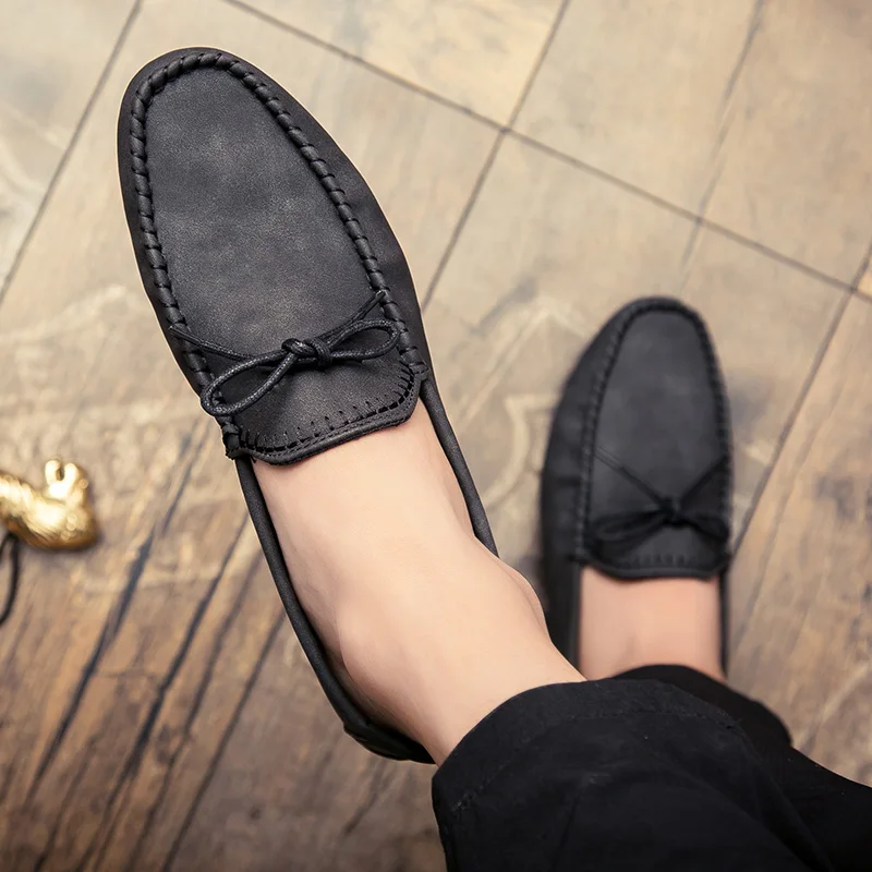 

Spring/autumn Men Casual Shoes Fashion Peas Driving Male Shoes Adult Lazy Men Sneakers Slip on Flat Man Walking Footweare K4-50