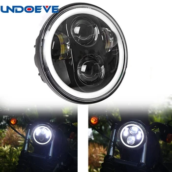 

Motorcycle headlight Led Headlights 5-3/4 5.75 Inch 45W Projector With Angel Eye For Motorcycles Sportsters XL XG