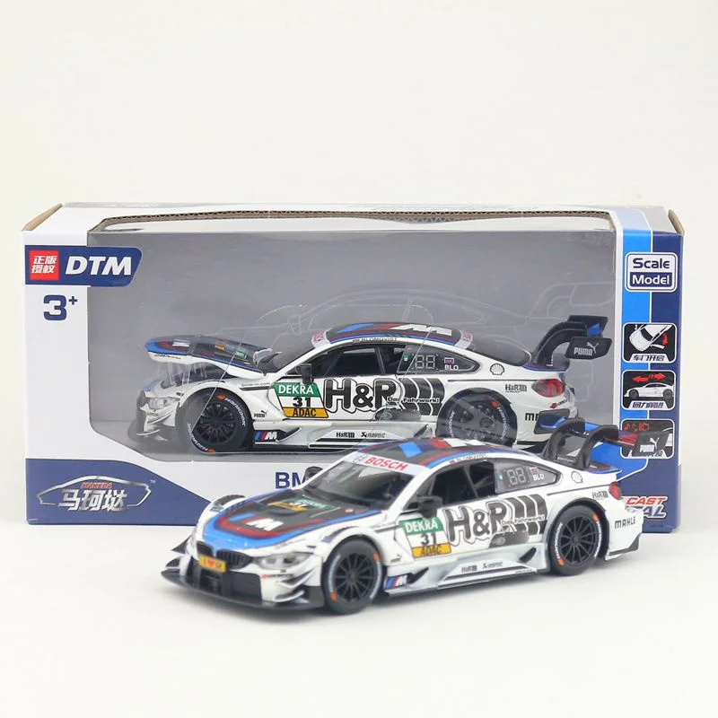 RMZ City/1:32/Игрушечная модель из сплава под давлением/гоночный автомобиль DTM M4 с