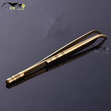 1 шт. 16,5 см золотые изогнутые щипцы для пинцета с удобной изогнутой ручкой, для медицинского, косметического, кулинарного, кухонного бара