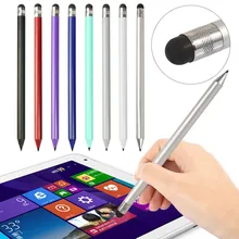 Buyincoins универсальная ручка-стилус, инструмент для письма мобильного телефона, емкостный экран, углеродистый пластик, круглый карандаш, Стиль#281656