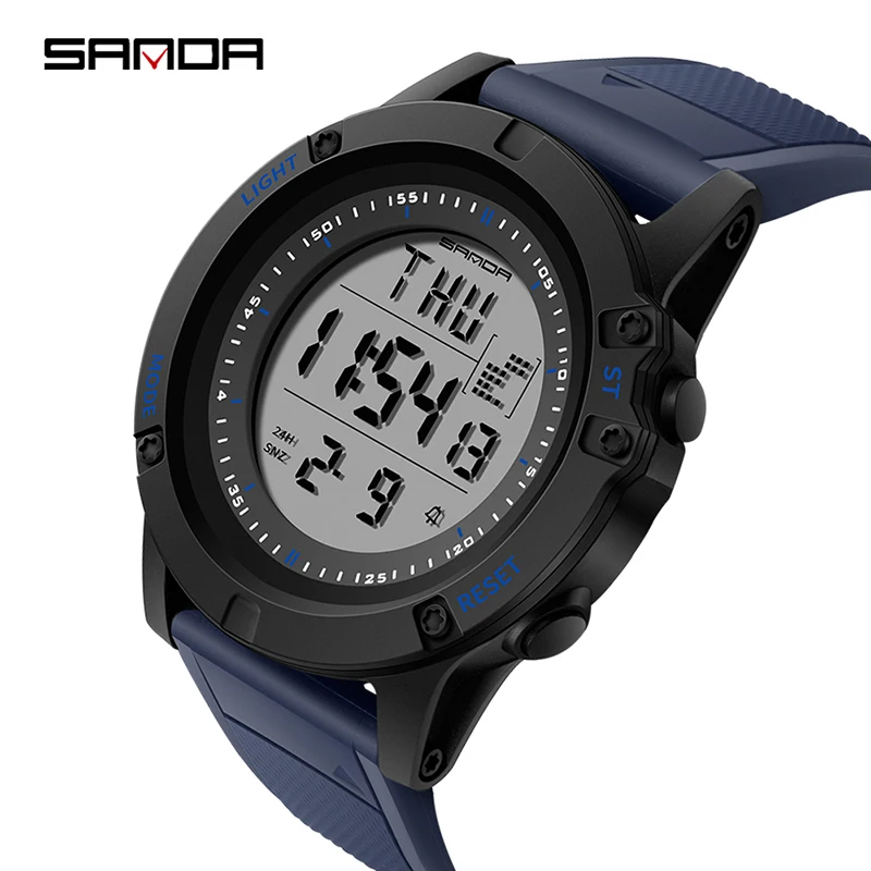 

SANDA G Hombres 30 m impermeable reloj LED reloj de cuarzo deporte reloj masculino relogios masculino S Shock reloj hombres