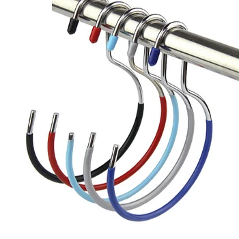 

Simple Colorful PVC Coated Scarf Hanger, Metal Rack Holder for Bag (10 pieces/ Lot)