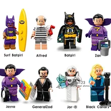 100 шт./партия, строительные блоки, Супер герои, отдых, Бэтмен, серфинг, Зан, Jayna, кирпичные игрушки для детей, подарок PG8107