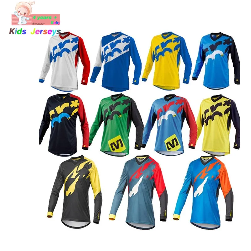 

Kids 2019 Long Sleeve Cycling Jerseys MTB Boys Mountain Bike Clothing Motocross Jersey Downhil Mountain Bike DH Shirt Girls Ropa