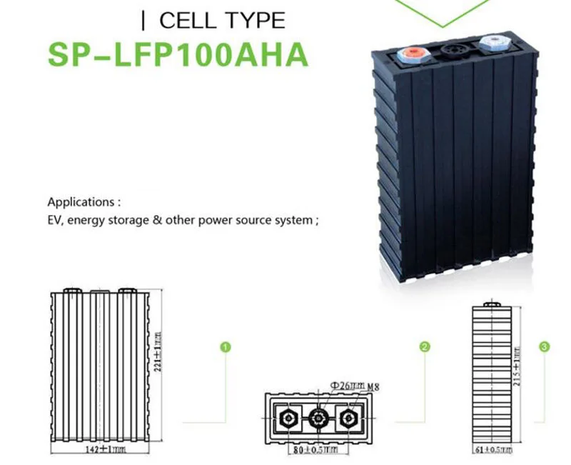 Аккумуляторная батарея с глубоким циклом жизни 12v 200Ah Lifepo4 аккумулятор для системы хранения солнечной энергии