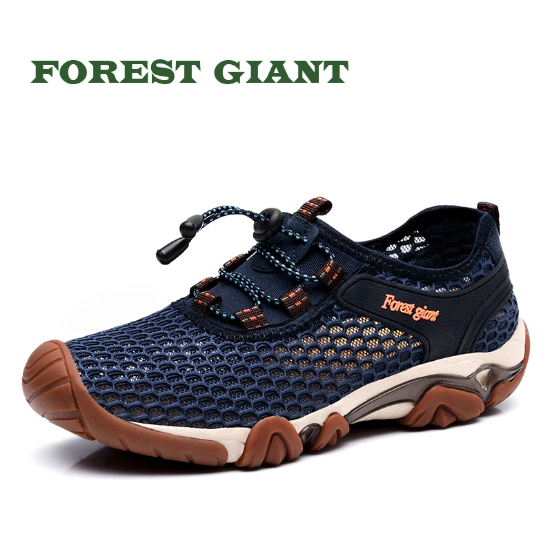 FOREST GIANT Men's Summer Shoes Size 38-44 Comfortable Men Casual Mesh Breathable Loafers Slip-on Footwear 1056 | Обувь