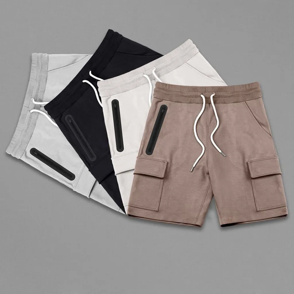 Мужские шорты, мужские повседневные спортивные штаны для бега, фитнеса, эластичные брюки с карманами, pantalones cortos hombre
