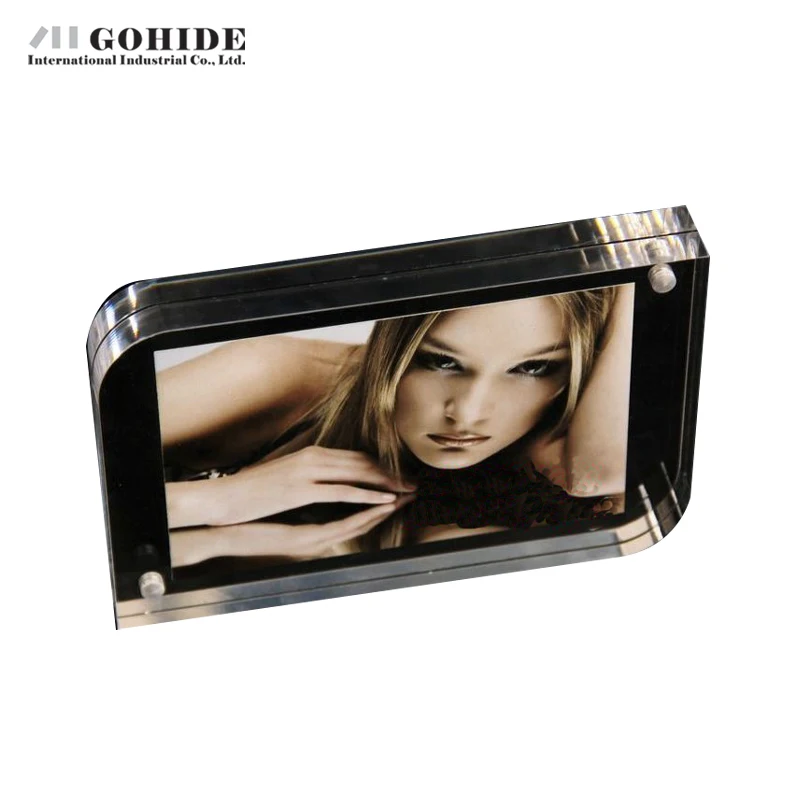 Дух Европа Стиль фото Рамки акриловый прозрачный кристалл прямоугольник фото Рамки 5 6 7 8 Инче дополнительно стойку с изображением карты