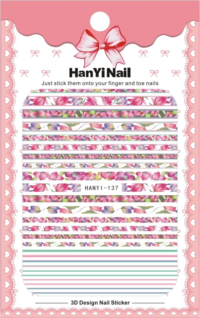 HanYiNail 135-152 Новинка Весна счастливый кот фантазия цветы ногти искусство стикер Harajuku обертки для ногтей наклейки Советы маникюрные наклейки