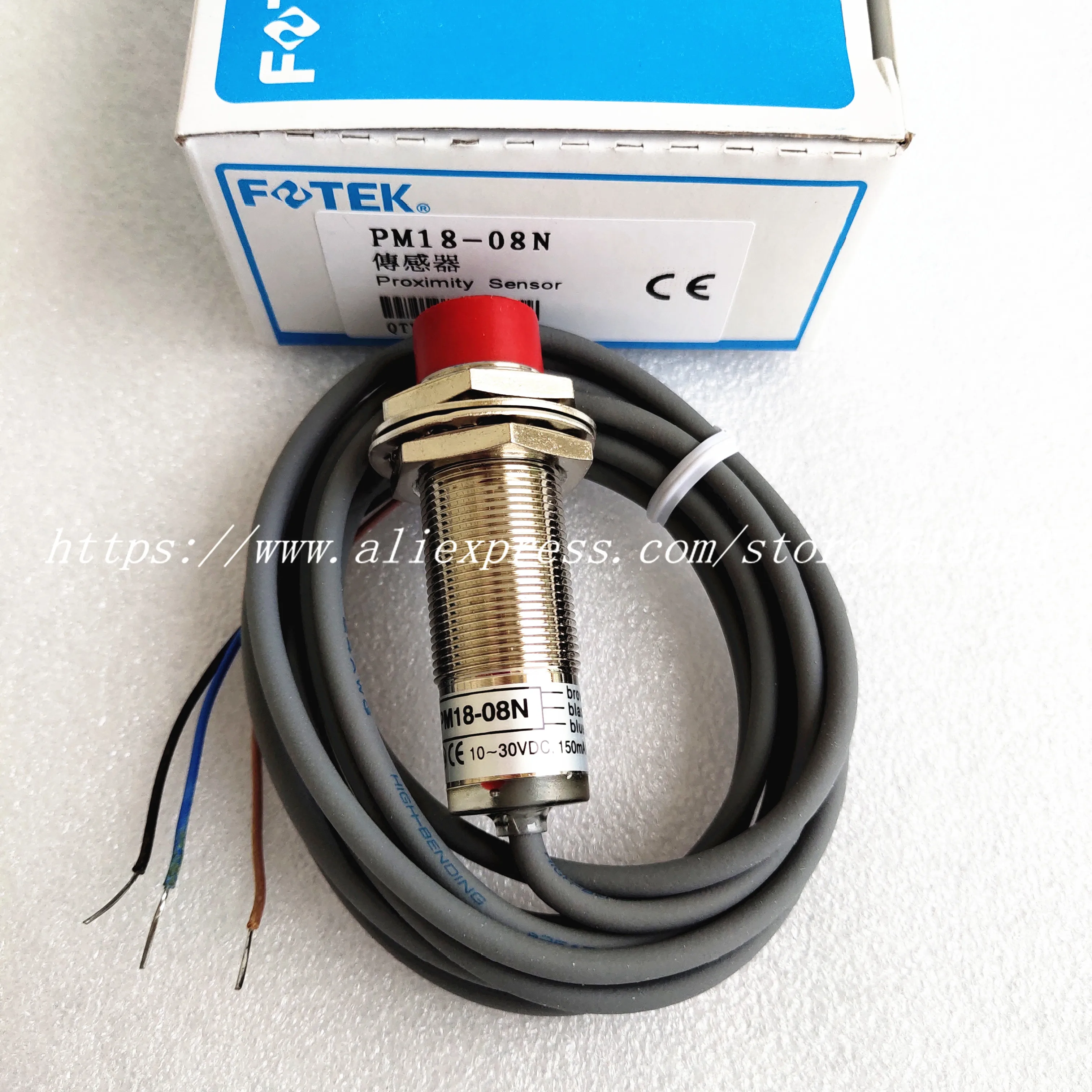 2PCS-PM18-08N-PM18-08P-PM18-08NB-PM18-08PB-PM18-08NS-FOTEK-Proximity ...