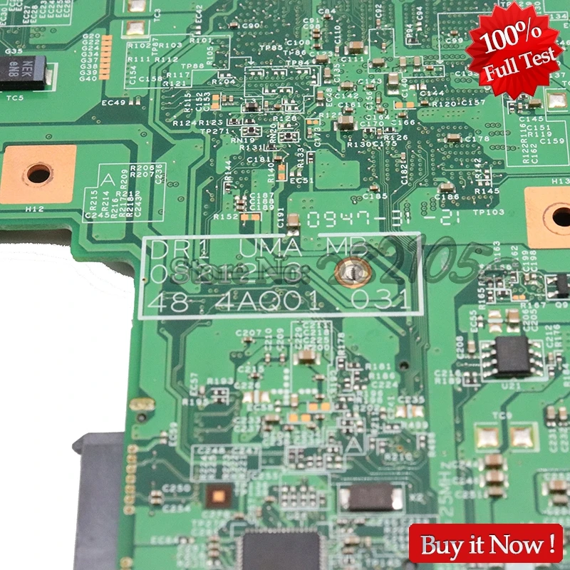 NOKOTION для Dell 1545 материнская плата ноутбука CN 0G849F G849F 48.4AQ01. 031 основная GM45 DDR2
