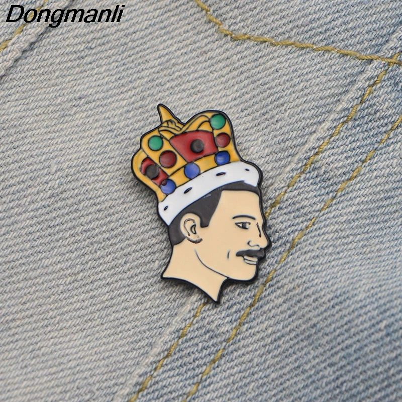 P2269 Dongmanli певица музыкальное искусство булавка мягкая эмалированная брошь значок