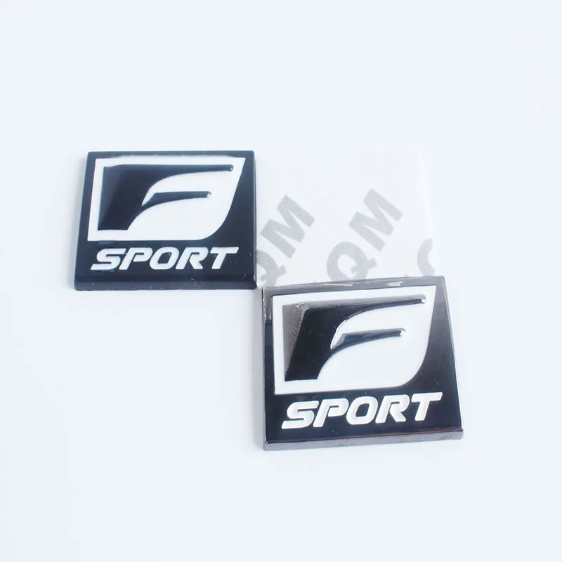 2X 3D металлический F sport эмблемы Стикеры наклейка для Lexus Jeep BMW Ford Volvo Nissan Mazda Audi Honda