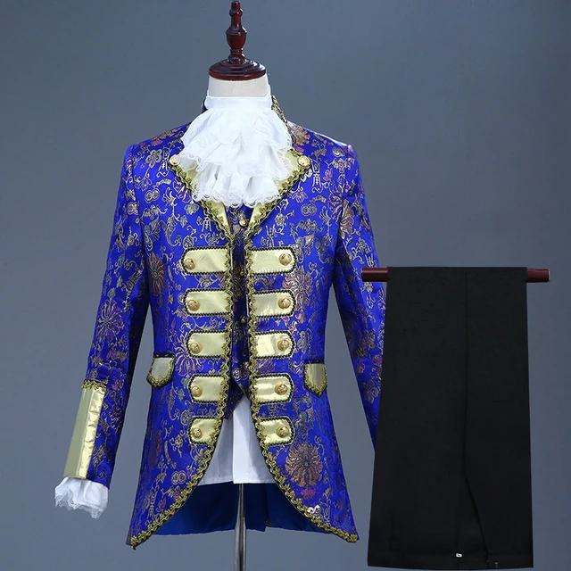 Renaissance & Historical Royal Lord Deluxe Velvet Costume for 