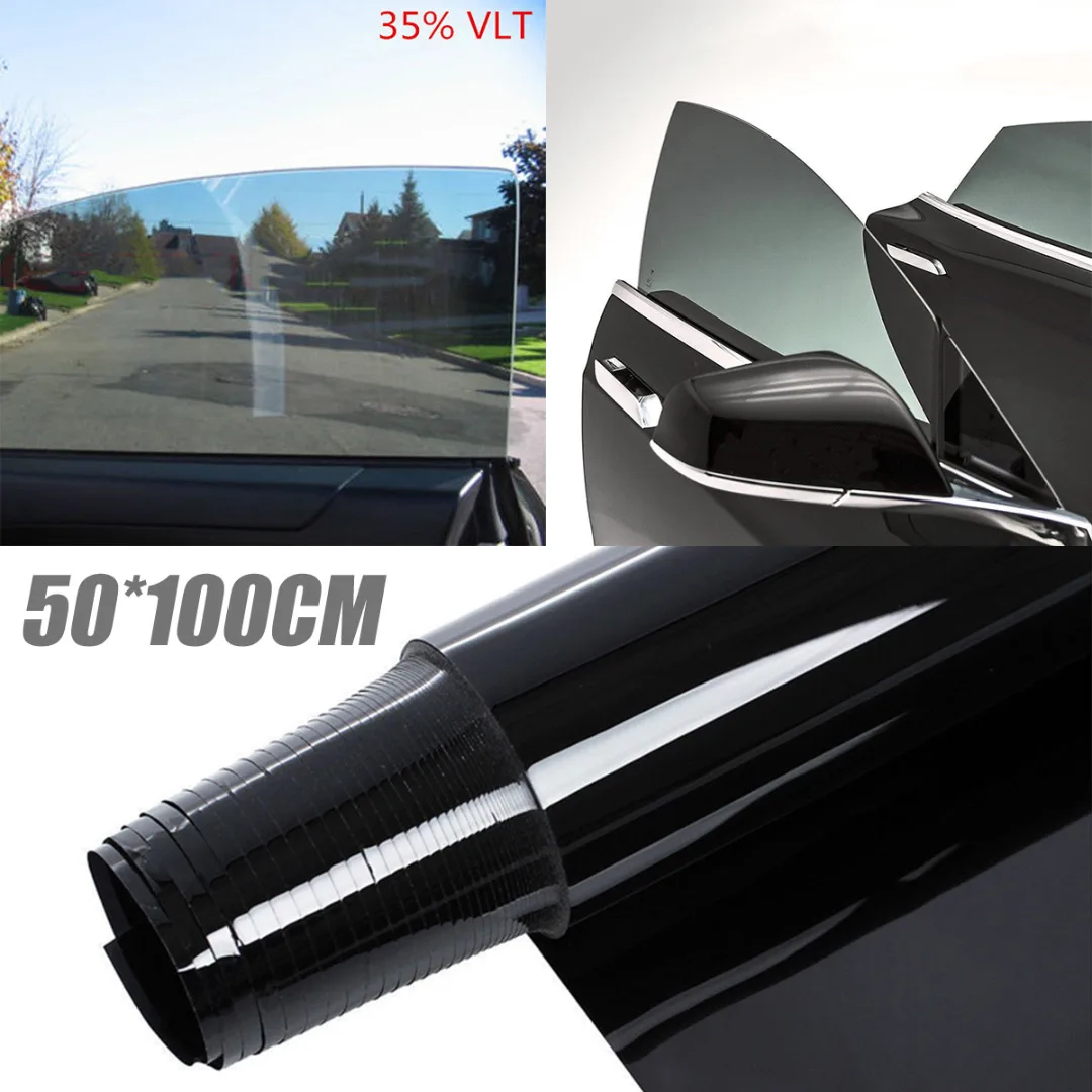 50*100 см 90% анти УФ оконная тонировка Оттенок пленка тонирующие наклейки рулон