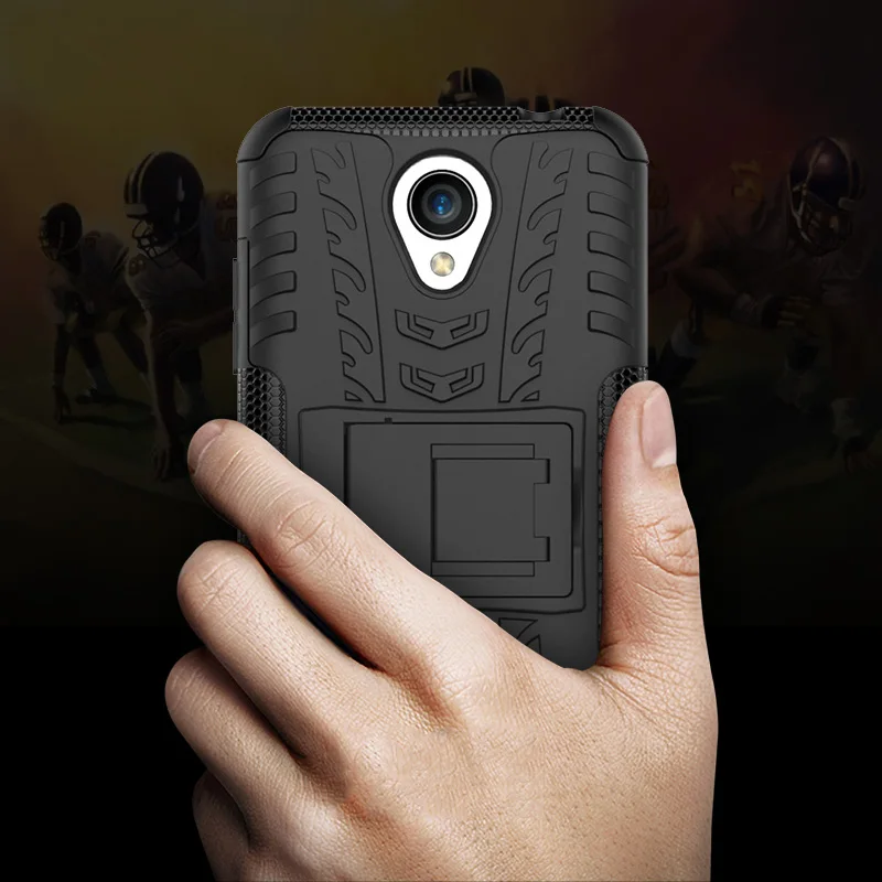 Силиконовый чехол для смартфона ZTE Blade A520 противоударный из ТПУ + PC Etui A510 V6 Plus V7 Lite V8