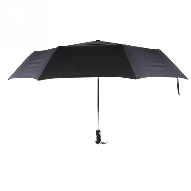folding double layer umbrella three folding automatic compact golf golf size umbrella