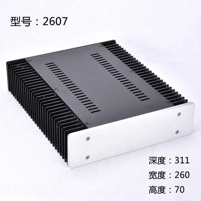 Description Picture 2 of itemBRZHIFI BZ2607 series double radiator aluminum case for power amplifier