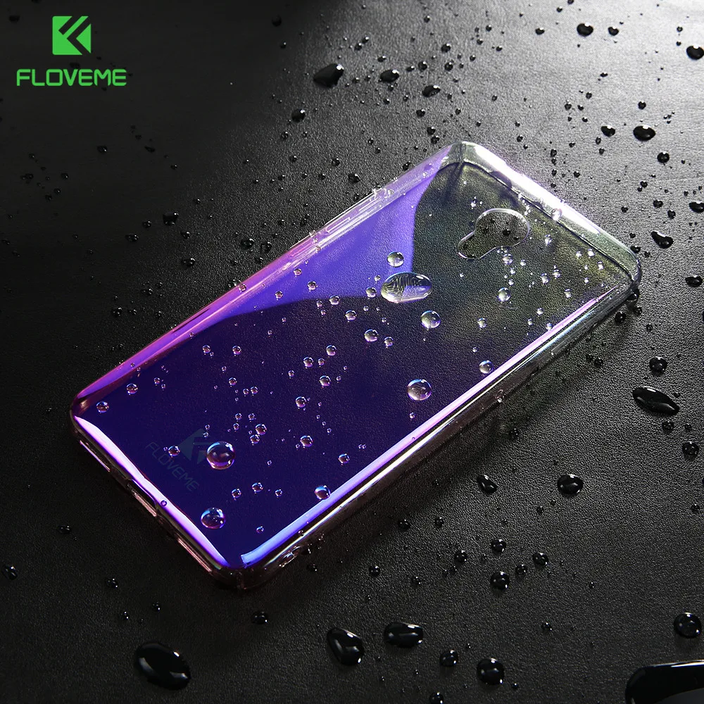 FLOVEME градиентные чехлы для телефонов Meizu M5 M5s U10 Роскошные Aurora Blue Ray чехол Capa