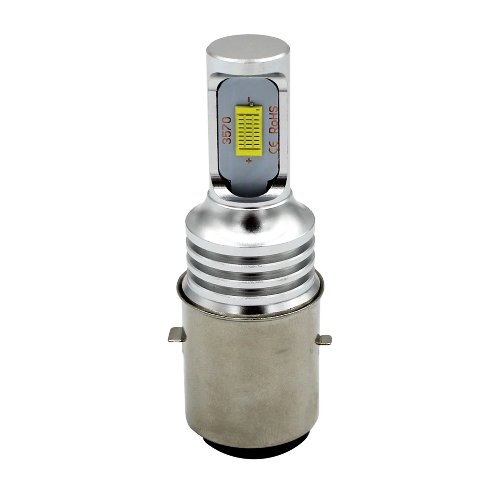 H6 SUPER Led Headlight Motorcycle 1000LM LED Canbus error 3000K Yellow ...