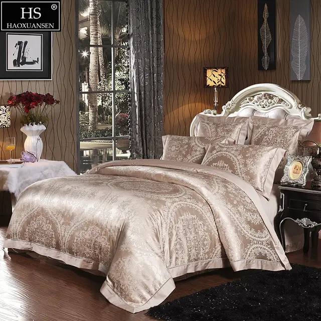 Us 721 0 22mm Mulberry Silk Extravagant European Court Style 6pcs Bedding Sets King Size Bedroom Sets Duvet Cover Bed Sheet Cushion Cover In Bedding