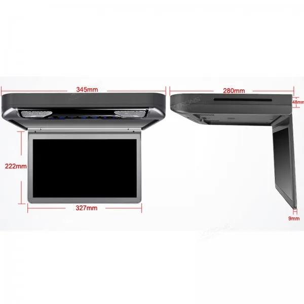 Flash Deal New 13.3" 1080P Video HD Digital TFT Monitor Wide Screen Car Roof flipdown DVD Player with HDMI Port Game USB SD AUX AV 4 Flash Deal New 13.3" 1080P Video HD Digital TFT Monitor Wide Screen Car Roof flipdown DVD Player with HDMI Port Game USB SD AUX AV 4