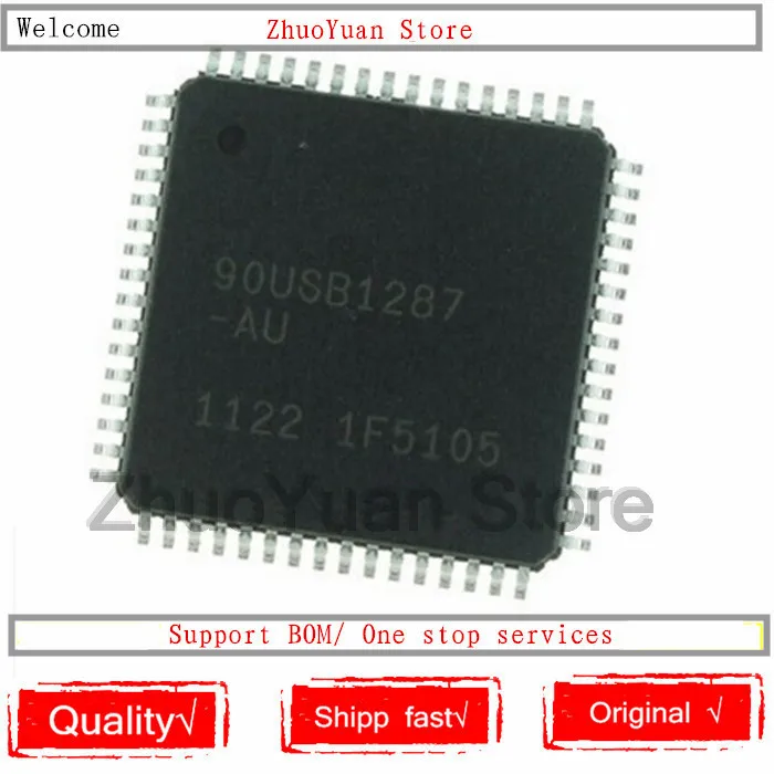 1 шт./лот новый оригинальный AT90USB1287-AU AT90USB1287 90USB1287-AU QFP64 IC чип