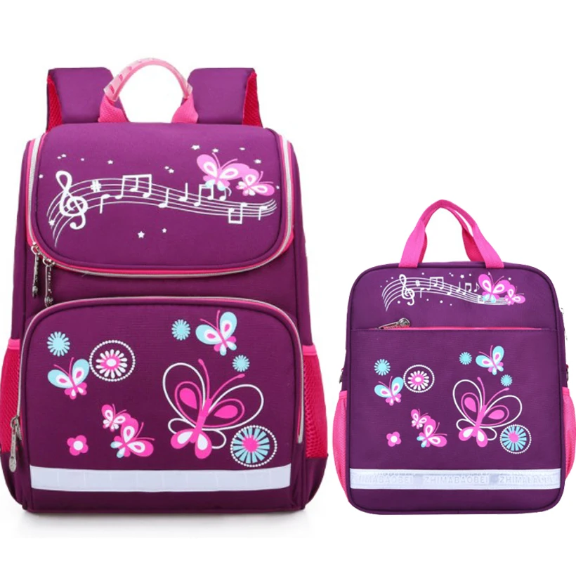 

kids bag girls children backpack purple pink school bags orthopedic children waterproof kids bags school backpack 1 grade