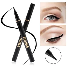 Карандаш-подводка для глаз, Длительное Действие, пигмент, черная жидкая подводка для глаз Ручка марка Охос Водонепроницаемый подводка для глаз макияж косметика