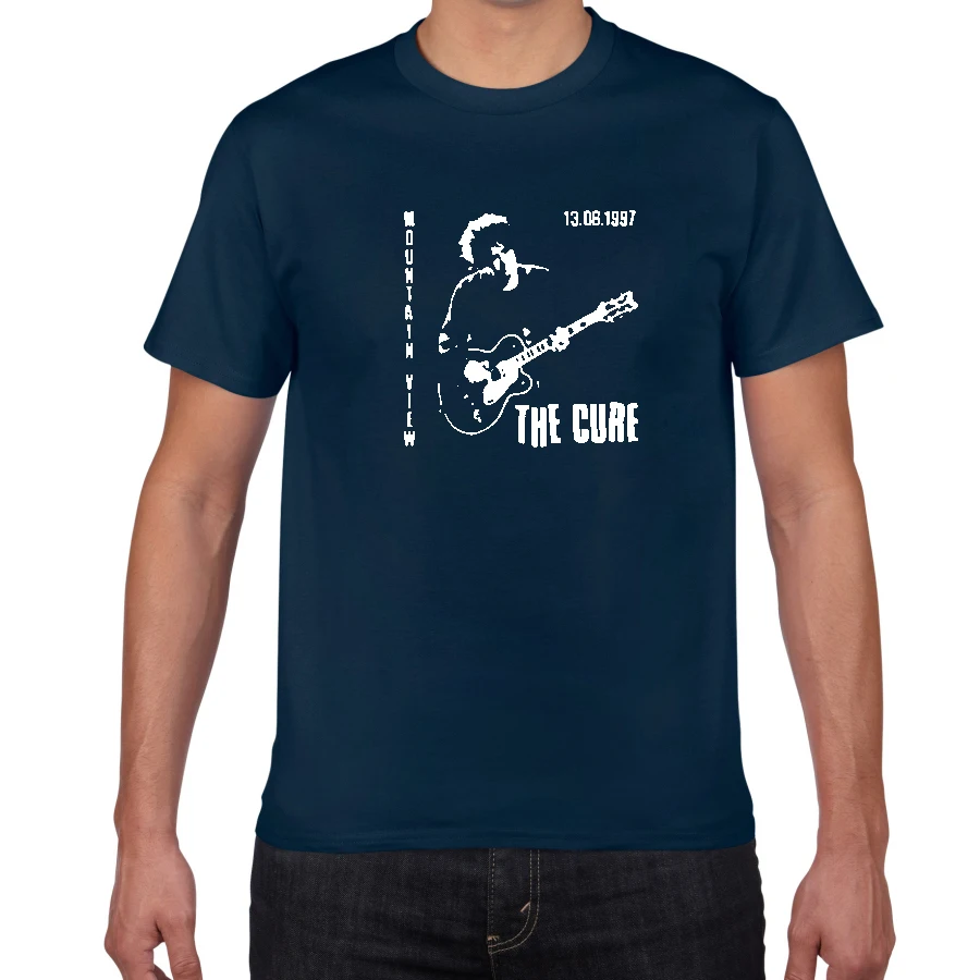 The Cure Post-Punk футболка для мужчин альтернатива Поп/рок футболка для мужчин хлопок размера плюс новая волна футболка для мужчин топы