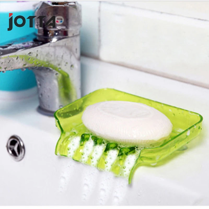 Creative plastic suction cup soap box drain toilet soap box fragrance soap rack soap tray