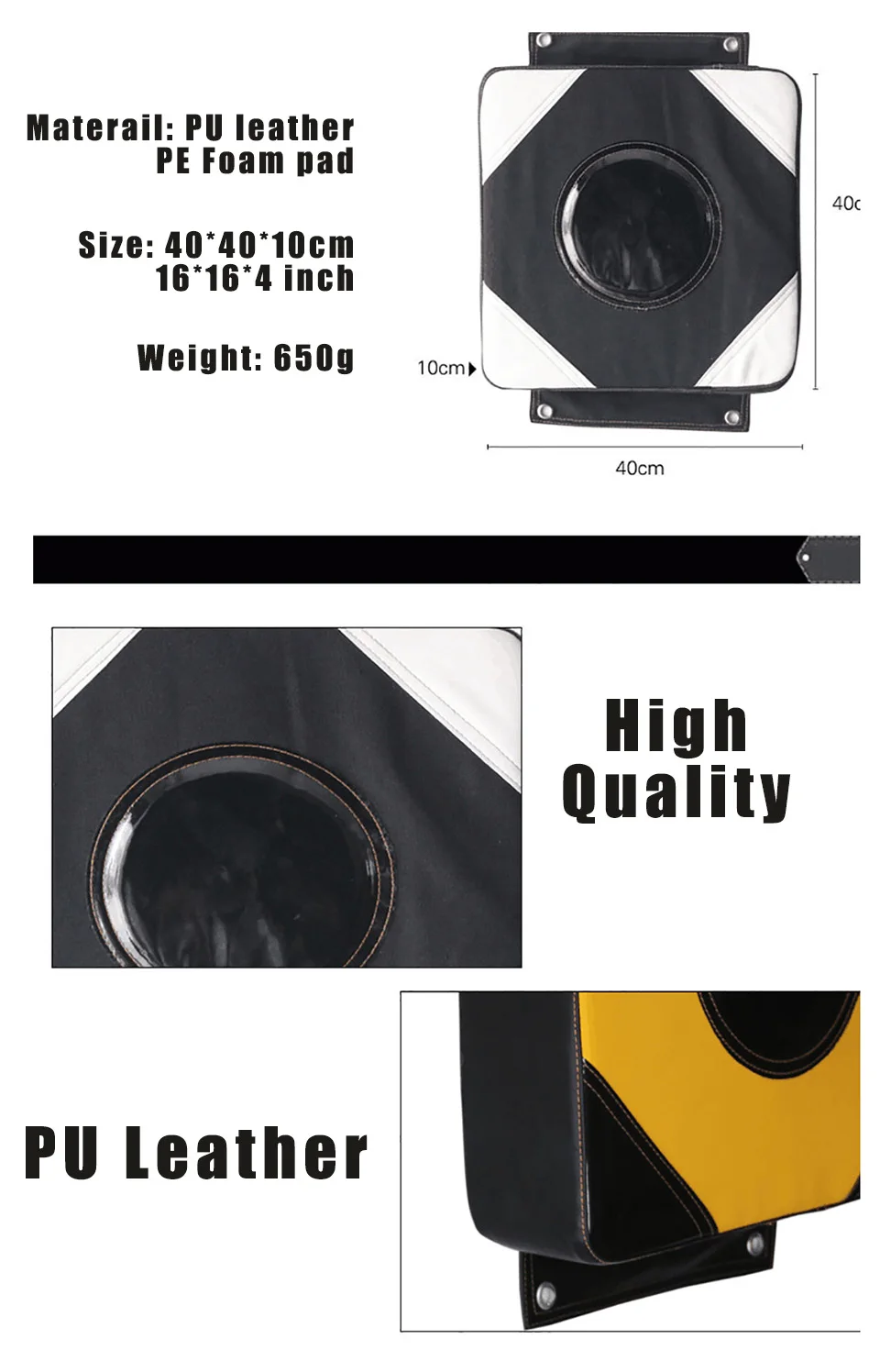 Beste Grote 40x40 cm Vierkante Foam Boksen Tas Vechten Pad Muur Bokszak Muur Zand Tas Doel Taekwondo Karate battle Training