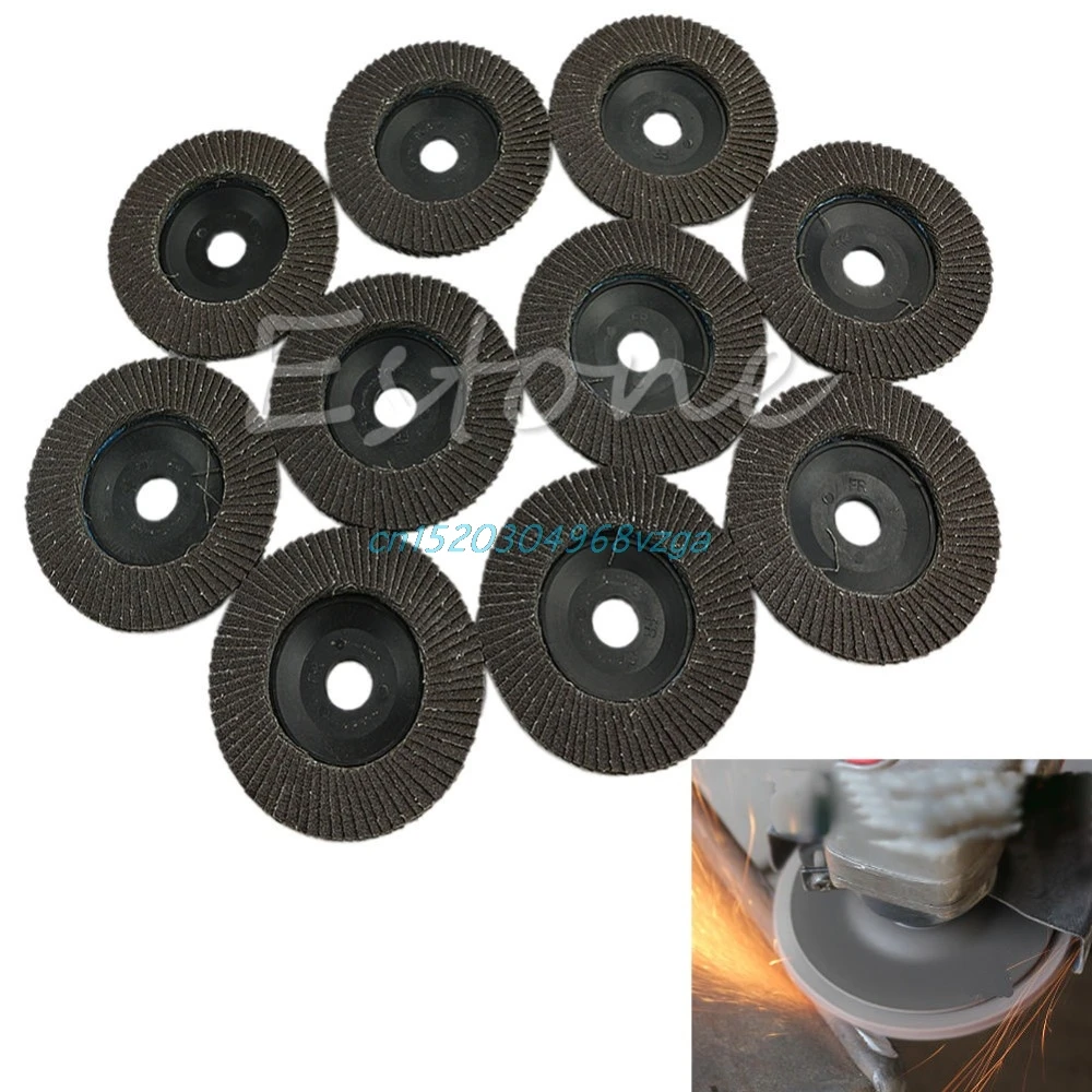10Pcs Sanding Flap Disc Grinding Wheel for Grit Angle Grinder Tools New #H028# angle-grinder-sanding-disc : image 10Pcs Sanding Flap Disc Grinding Wheel for Grit Angle Grinder Tools New #H028# angle-grinder-sanding-disc