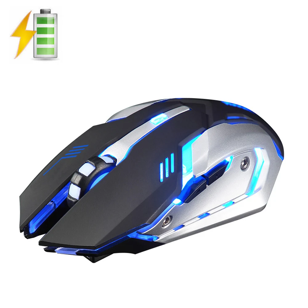 Buy X7 2.4GHz Wireless Rechargeable LED Backlit Mouse