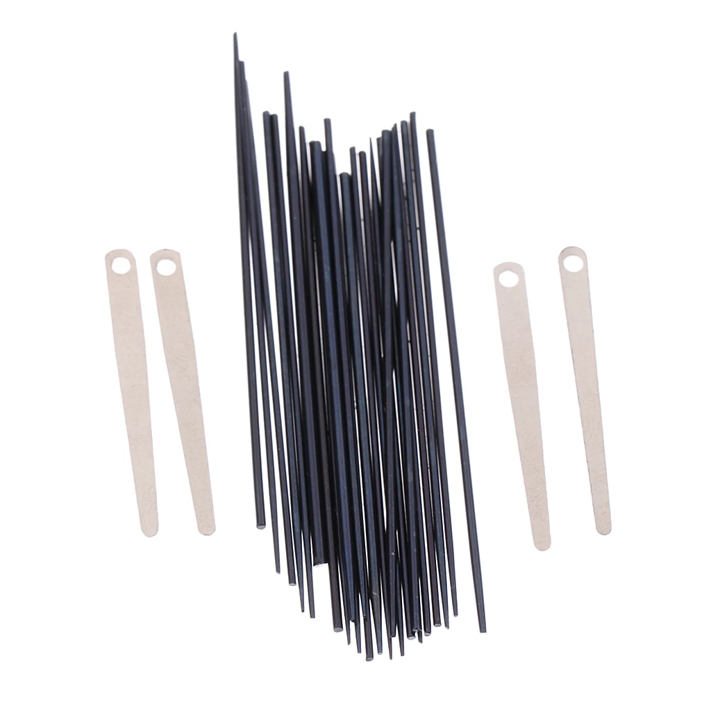 1 Set 24pcs Sax Spring Needles+4pcs Sax Spring Leaf Screws DIY Saxophone Accessory