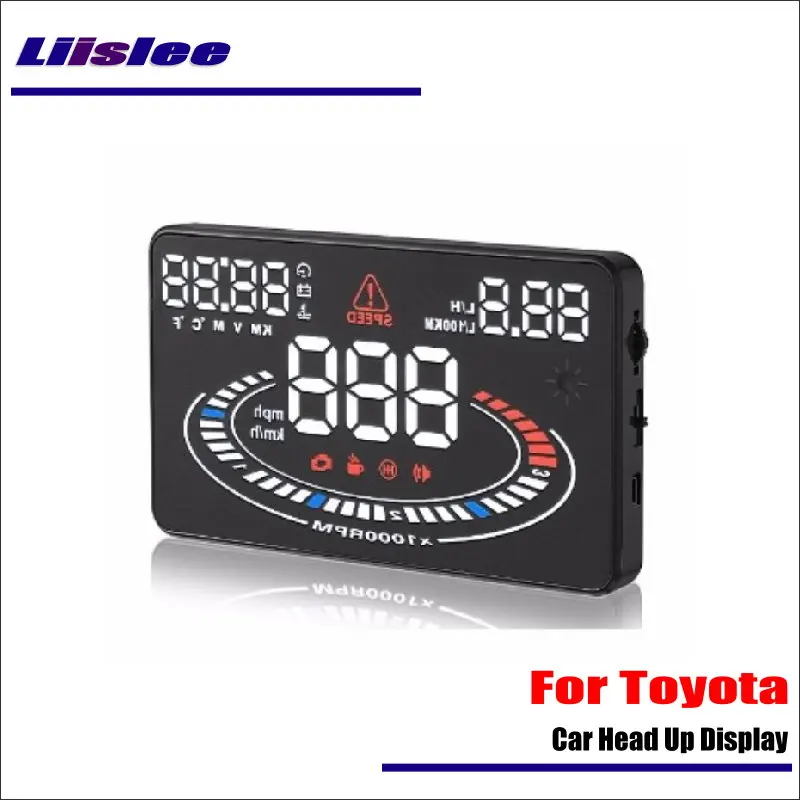 Для Toyota Fortuner/Hilux/Tacoma 2010 2020 автомобильный OBD HUD электронный дисплей с головным