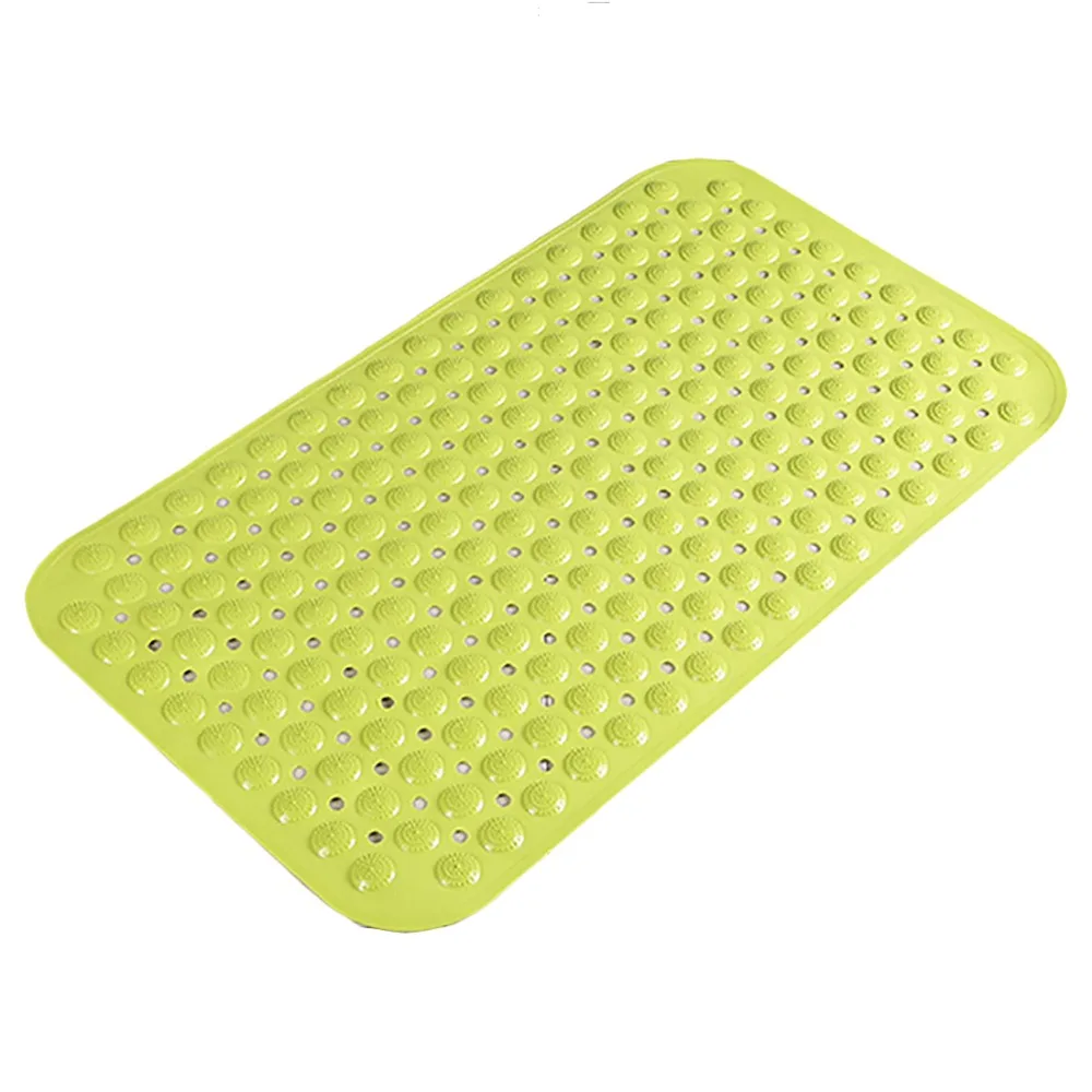 Bathroom carpet Large size Non-slip Strawberry Massage Pad Shower Floral Bathroom Mat with Suction Cup bathroom product Rug