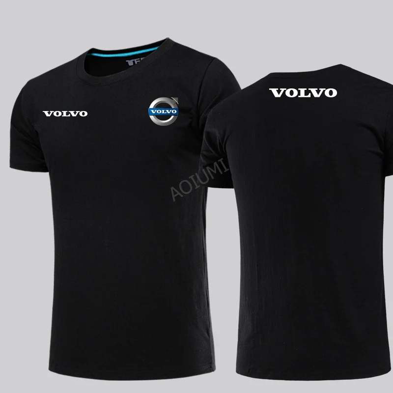 

men's tshirts Fashion Tees solid colour Volvo T-shirt personality t shirt for Mens tops